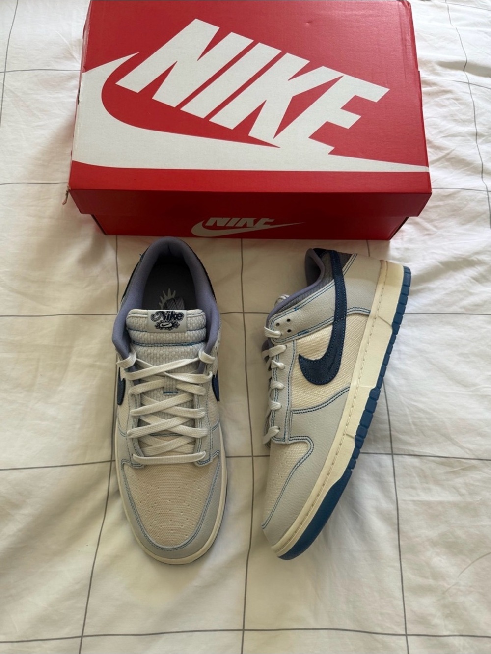 Nike Dunk Low Retro SE (White Blue Void)